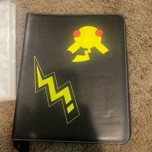 Pokemon card binder with card sleeves NWOT